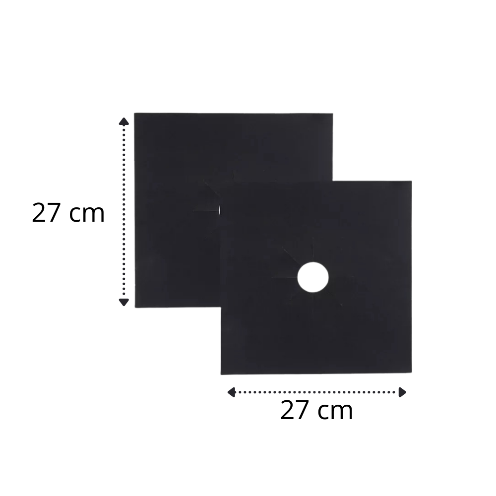 Dupla de capas de proteção para fogão a gás Great, acessório de pequeno eletrodoméstico, cobre as áreas do fogão.