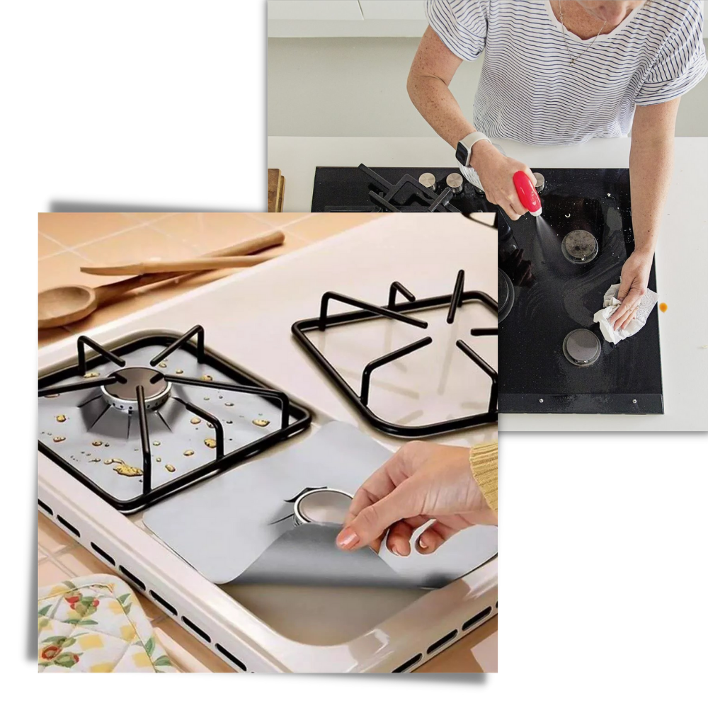 Conjunto de duas capas de proteção para fogões a gás Great, acessórios para eletrodomésticos de cozinha.