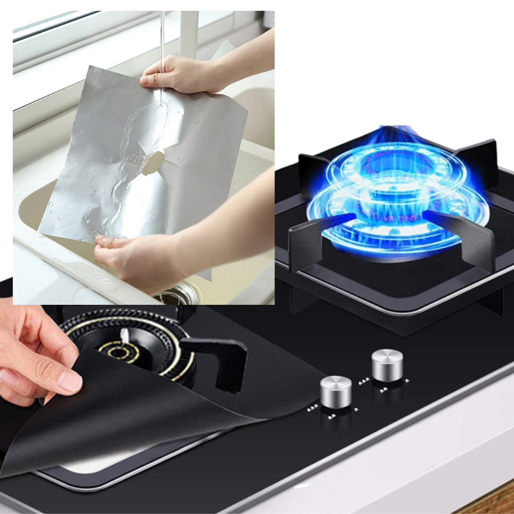 Conjunto de duas capas de proteção resistente para fogão a gás Great, acessórios para eletrodomésticos de cozinha.