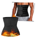 Faixa de treinamento e fitness Vaslanda com duplo fecho, cintura modeladora e aquecedora para exercícios e queima de gordura.