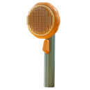 Escova autolimpante da Longrv Inc para animais de estimação, com design de abóbora, ideal para cuidados de higiene e tosa.