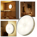 Sensor de luz LED Tsv com detector de movimento, mostrando o sensor com design compacto e detalhes tecnológicos.