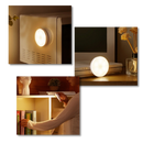 Sensor de luz LED Tsv com detector de movimento, iluminação versátil e eficiente para ambientes internos e externos