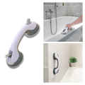 Barra de apoio de banho e ducha Rockjoy, acessório de segurança com pega antiderrapante para uso no banheiro