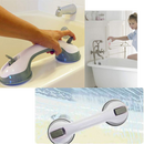 Barra de apoio de banho e ducha Rockjoy, acessório de segurança com pegada resistente para auxiliar na estabilidade durante o banho.