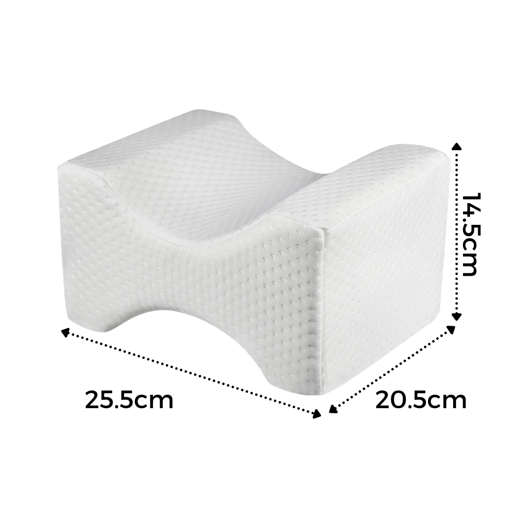 Travesseiro de espuma viscoelástica para entre pernas, confortável para quem dorme de lado, marca Justgreenbox.