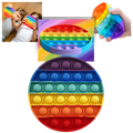 Brinquedo sensorial anti-estresse com bolhas, jogo e brinquedo da marca Ibaste, ideal para relaxamento e estímulo sensorial.