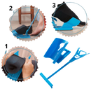 Acessórios Outad para calçados, enfile chaussette, fácil de usar, ajuda na colocação e retirada de meias e sapatos.