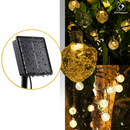 Guirlanda luminosa solar Onrp com luzes LED à prova d'água para ambientes externos, decorativa e eficiente em energia.