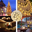 Guirlanda luminosa solar Onrp, fios de luz LED para decoração externa, ideal para ambientes ao ar livre e festas.