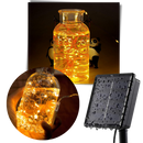 Luminária solar de LED da Pure Garden, guirlanda à prova d'água IP65 e resistente ao calor, ideal para iluminação externa.