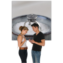 Anel ajustável com spinner de mantra budista, acessório de brinquedo de atividade da marca Harupink para mulheres.