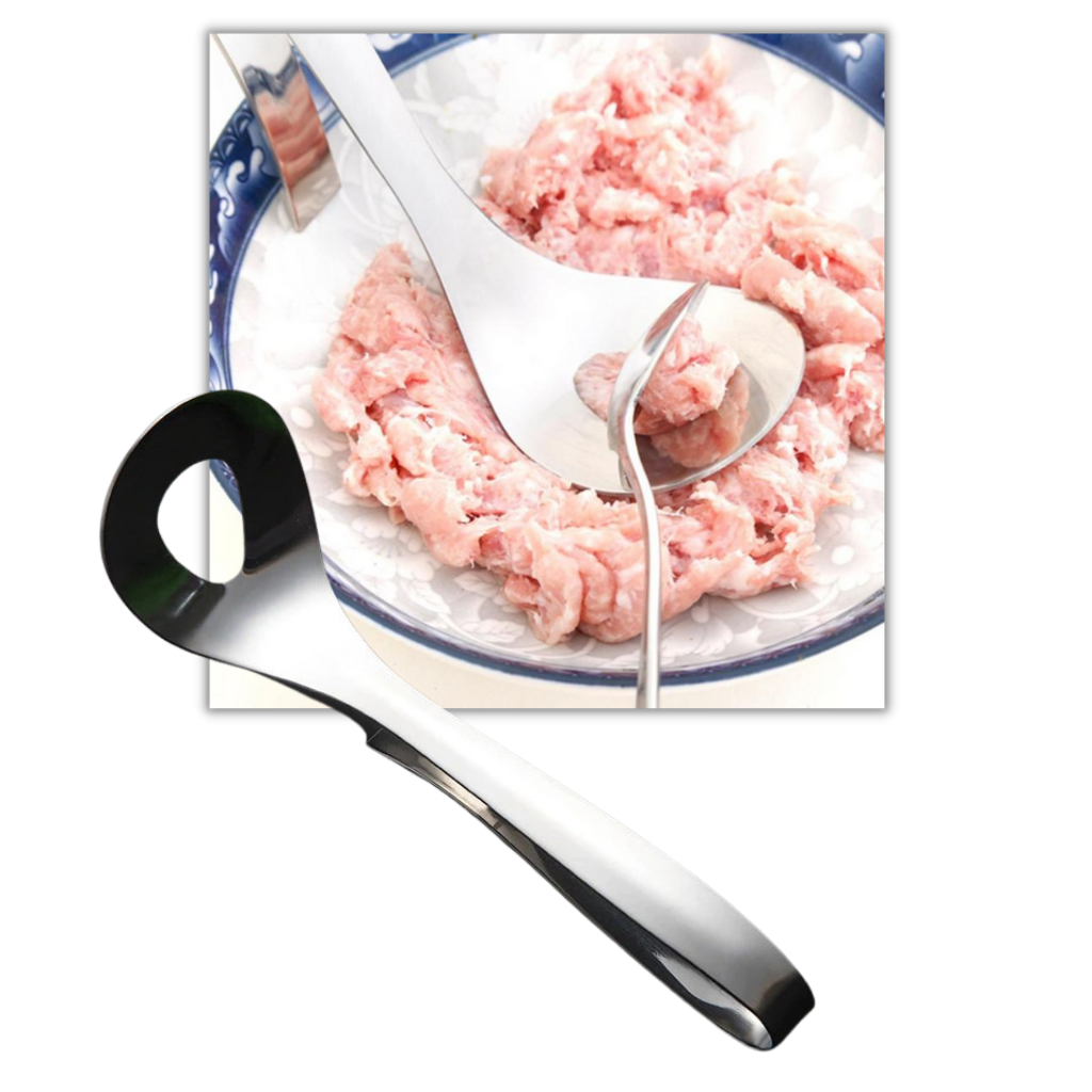 Colher de aço inoxidável para almôndegas, utensílio de cozinha Ranludas com revestimento antiaderente para facilitar o uso.