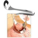 Colher de aço inoxidável para fazer almôndegas, utensílio de cozinha da marca Ranludas com design de moldagem de uma pressão