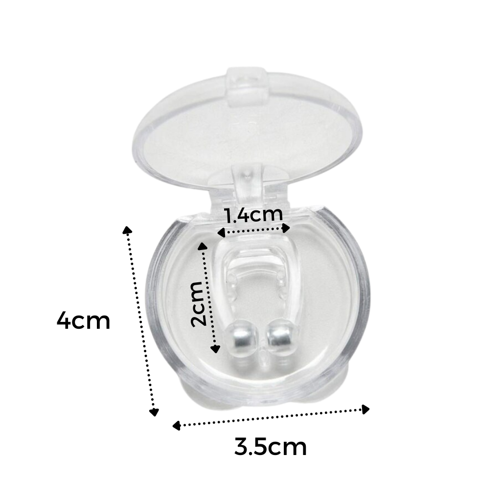 Filtro nasal anti-ronco Supremaimer, dispositivo para auxiliar no sono, com plug nasal para reduzir o ronco.