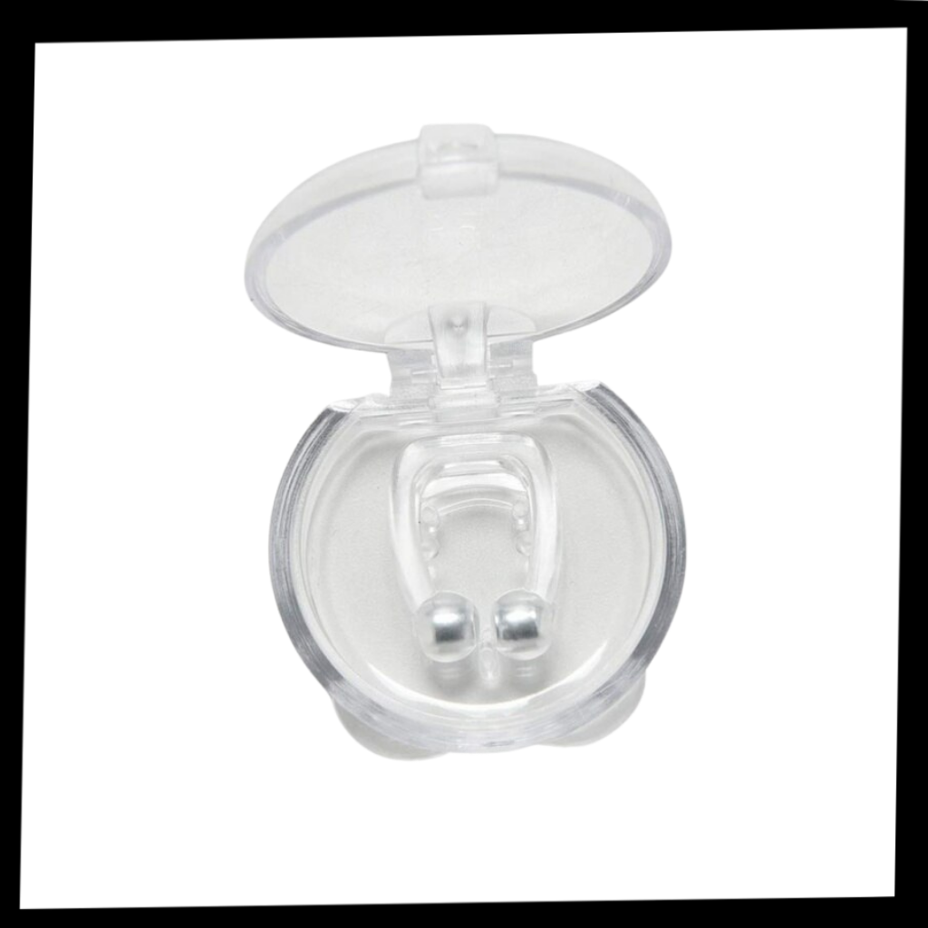 Dispositivo nasal anti-roncador da Supremaimer, ajuda para o sono, plug nasal para reduzir ronco, embalagem do produto.