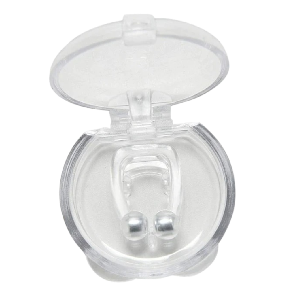 Dispositivo nasal anti-ronco Supremaimer, ajuda a reduzir o ronco, com design confortável e eficiente para melhorar o sono.