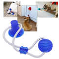 Brinquedo de bola com ventosa para cães da marca Manfiter, acessório para diversão e estímulo para cães.