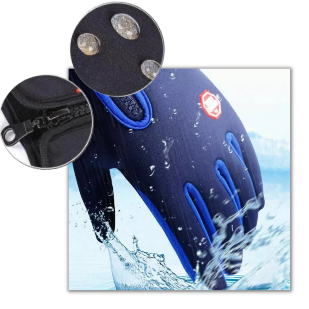 Gants térmicos unisex Sodial à prova d'água, com isolamento para proteção contra frio e condições úmidas.