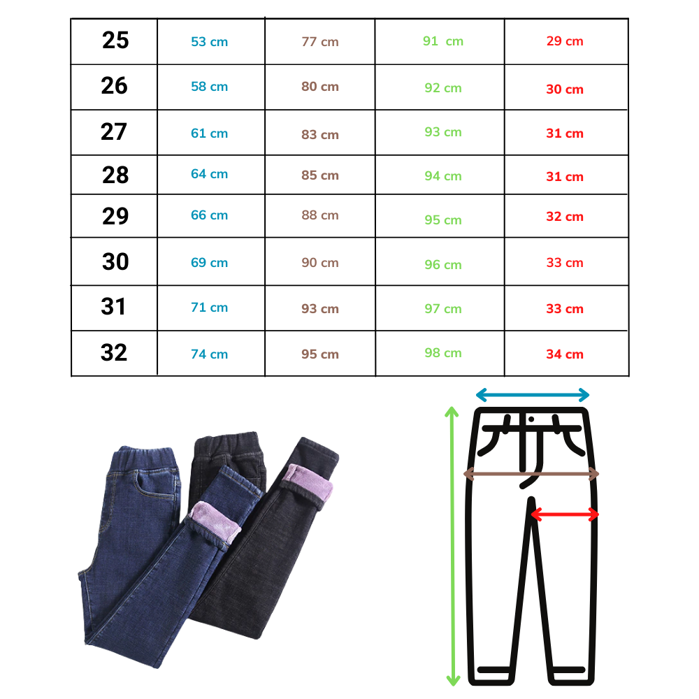Jeggings térmicos de lã polar para mulheres da Plush, com acabamento ajustado e confortável para o inverno.