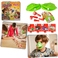 Imagem de um jogo de atividade Tic Tac Langue da marca Notime, com peças coloridas e elementos para diversão interativa.