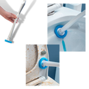 Conjunto de escova de banheiro descartável Ostrifin com suporte, escova de alta qualidade para limpeza eficiente do vaso sanitário.