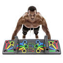 Placa de treinamento 9 em 1 da Buena Salud para exercícios de fitness, com várias áreas de suporte e resistência.