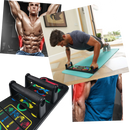 Placa de treino 9 em 1 da Buena Salud para exercícios de fitness e treinamento físico, com várias opções de uso.