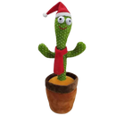 Cacto dançante da Oranga Inc, brinquedo falante com design de cactus e pássaro, ideal para diversão natalina.