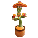 Cacto dançante da marca Oranga Inc, brinquedo falante com cores vibrantes e design divertido, ideal para entretenimento infantil