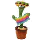 Cacto dançante da marca Eastjing, com design de papagaio falante, colorido e divertido, ideal para crianças e brincadeiras.