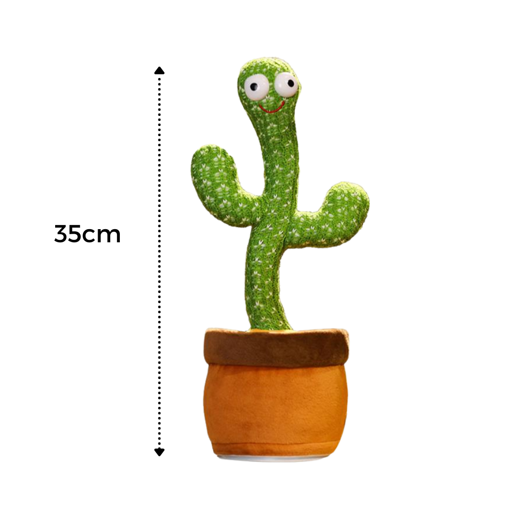 Cacto dançante da marca Eastjing, brinquedo divertido com design de cacto falante e cores vibrantes.
