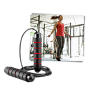 Corda de pular sem embaraços da Pakainn, com cabos de esferas, alças de espuma antiderrapantes para exercícios de cardio.