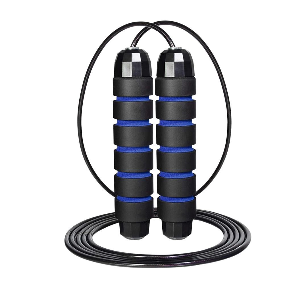 Corda de pular sem enredar da marca Pakainn, com manoplas de espuma antiderrapantes, ideal para exercícios de cardio.
