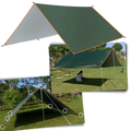 Kit de lona de camping impermeável da Abcelit, ideal para atividades de camping e caminhada ao ar livre.
