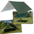 Kit de lona de camping impermeável da Abcelit, ideal para atividades de camping e caminhada ao ar livre.
