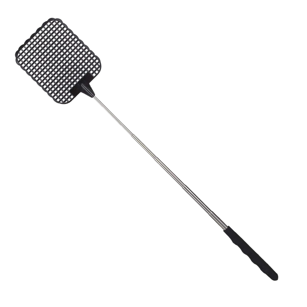 Tapete de insetos telescópico Eastjing, forma portátil em aço inox para matar moscas de forma fácil e eficaz.