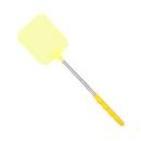 Moscavote telescópico Eastjing de aço inoxidável amarelo, ferramenta portátil para desinsetização de moscas.
