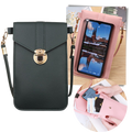 Bolsa transversal Eastjing para telefone com tela sensível ao toque, saco de mão compacto e prático com bolso para smartphone.