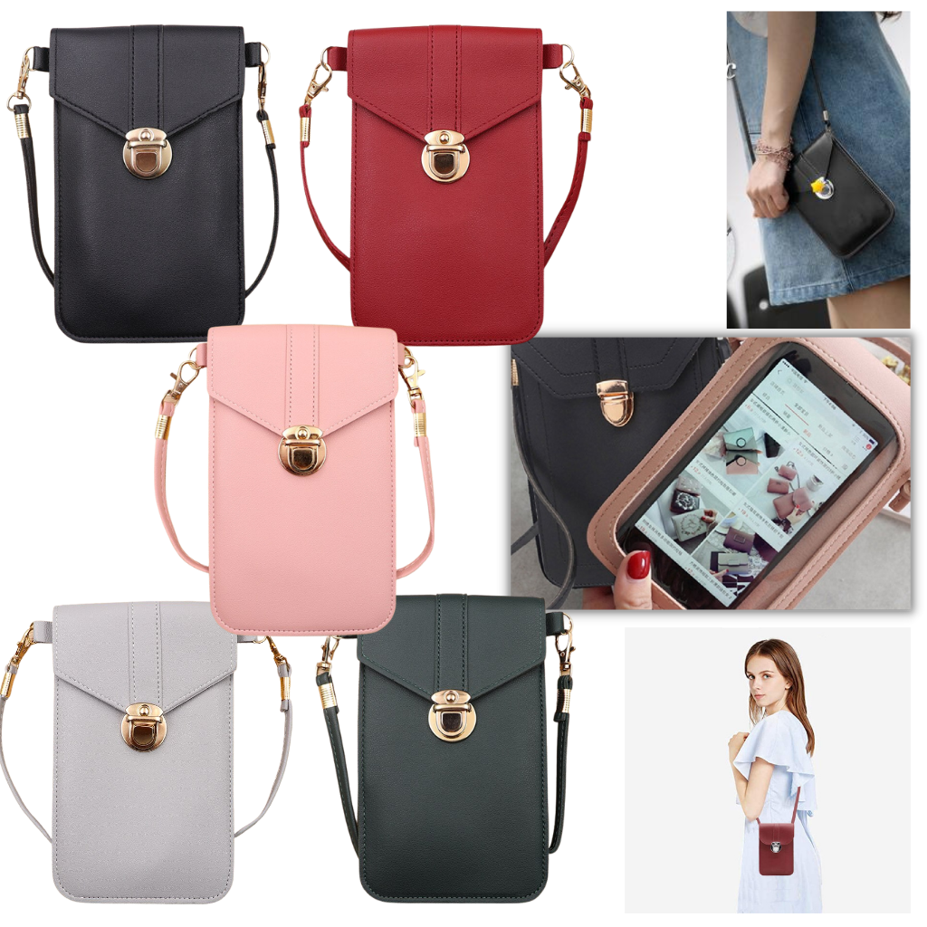 Bolsa transversal Eastjing para telefone com tela sensível ao toque, acessório de mão compacto e prático, ideal para uso diário.