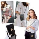 Bolsa transversal para telefone com tela sensível ao toque da Eastjing, feita de couro, ideal para ocasiões diversas.