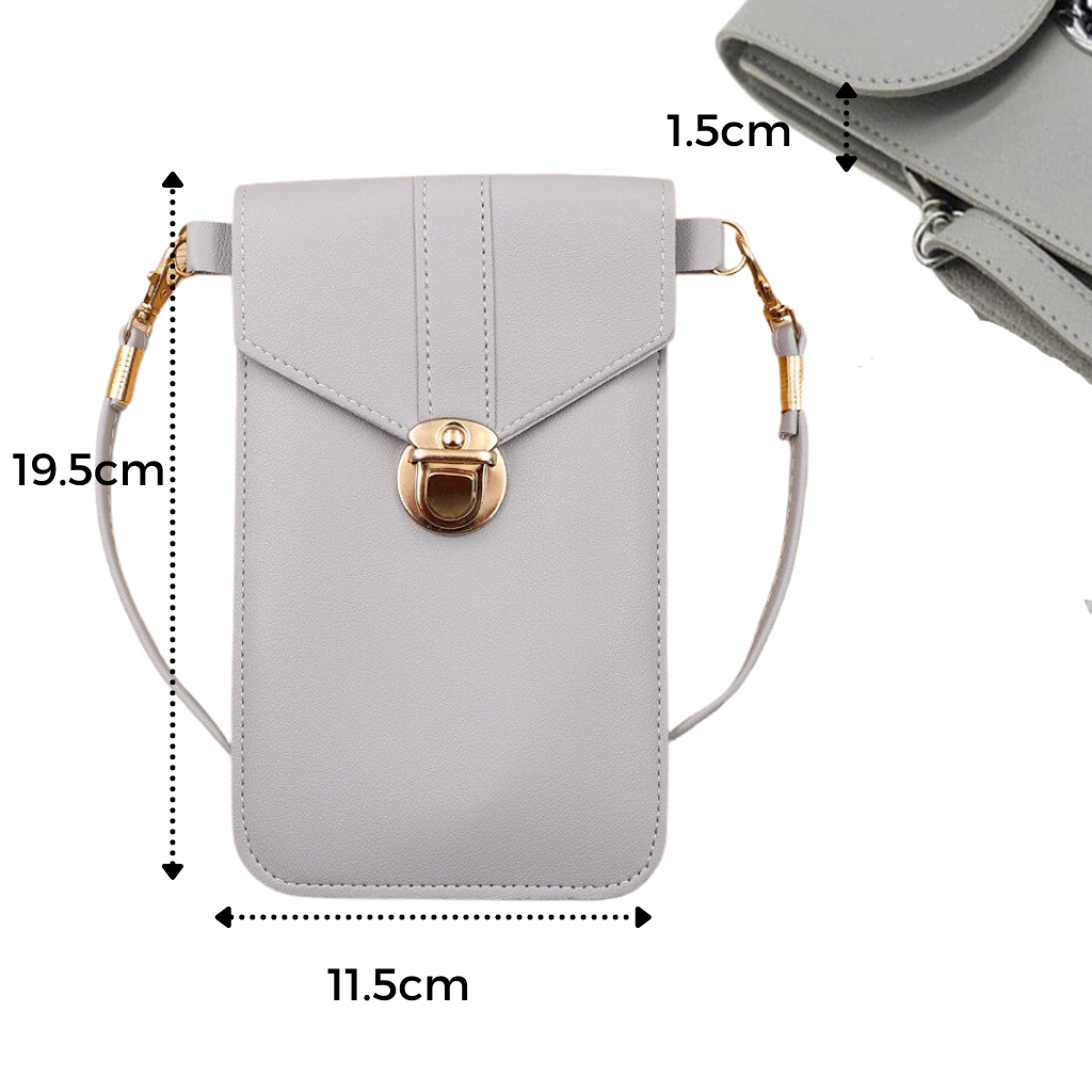 Bolsa transversal para telefone com tela sensível ao toque da Eastjing, sac à main compacto e funcional.