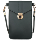 Bolsa transversal para celular com tela sensível ao toque da Eastjing, saco de mão verde, ideal para carregar telefone e itens essenciais.