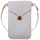 Bolsa transversal para telefone com tela sensível ao toque da Eastjing, em cinza claro, feita em material de Sacs à main.