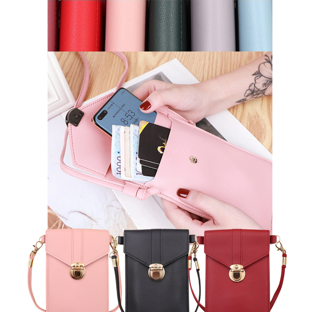 Bolsa transversal para telefone com tela sensível ao toque, da marca Eastjing, saco de mão macio e durável, ideal para uso diário.