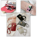 Bolsa transversal para telefone com tela sensível ao toque, sac à main da Eastjing em várias cores, com bolso compacto e prático