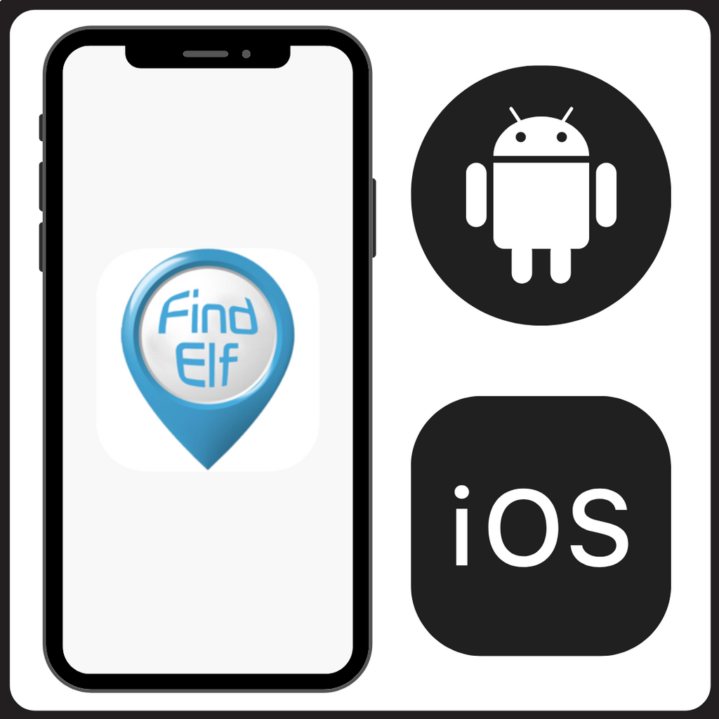 Dispositivo de rastreamento GPS Bluetooth para cães e gatos da marca Imountek, com aplicativo Android visível na imagem.