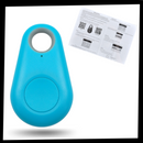 Dispositivo rastreador GPS Bluetooth para cães e gatos da Imountek, visível na embalagem, para monitoramento de animais de estimação.