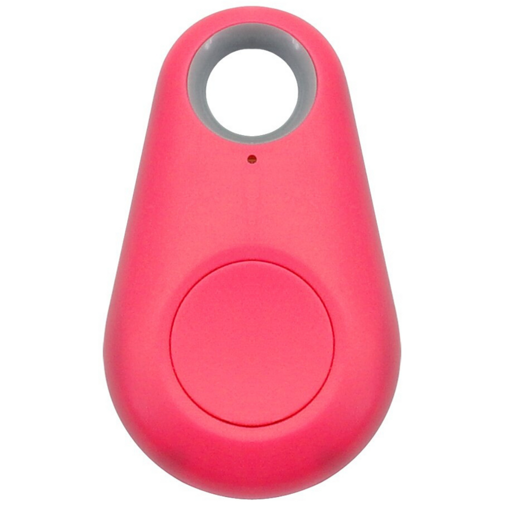 Localizador GPS Bluetooth para cães e gatos da Imountek, dispositivo rosa para rastreamento de animais de estimação.
