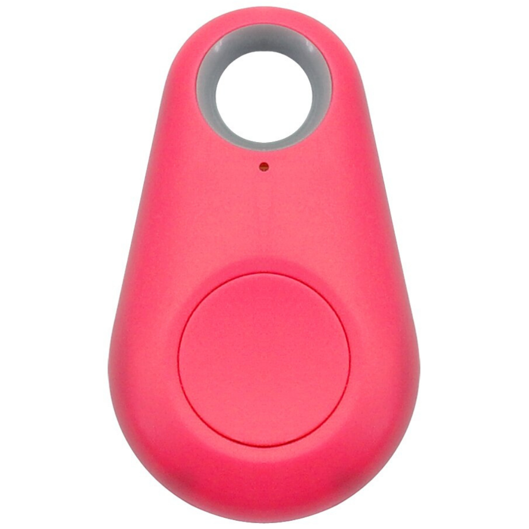 Localizador GPS Bluetooth para cães e gatos da Imountek, dispositivo rosa para rastreamento de animais de estimação.